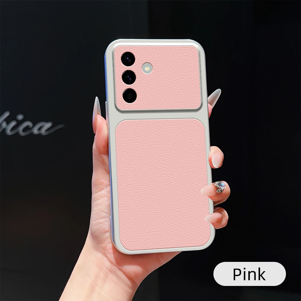 Luxury Shockproof Hybrid Leather Texture Case – Hard Cover