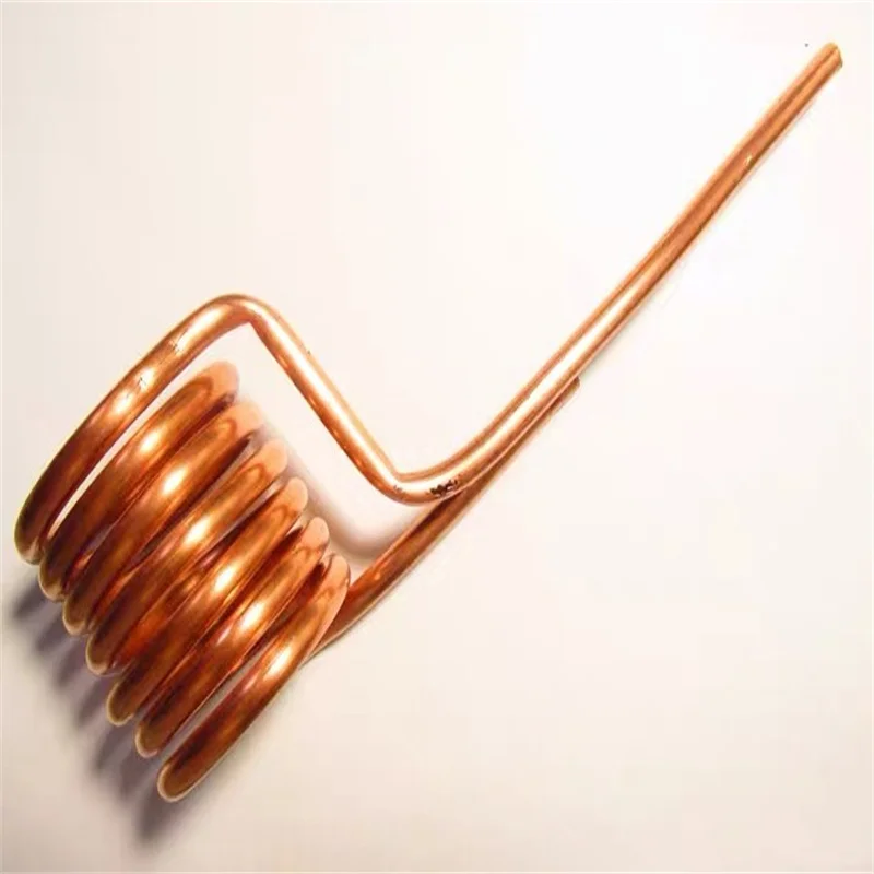 Induction heater 1PC ZVS coil T2 copper induction heating coil copper tube 6mm quenching tapless heating head DIY