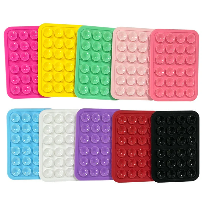 Ultimate Anti-Slip Silicone Phone Holder - Hands-Free Strong Grip Stand with Adhesive Suction