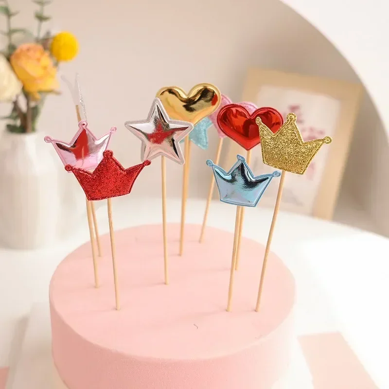 Topper Per Torta A Forma Di Corona Oro Rosa Con Cristalli – Diametro 11 Cm, Con 10 Perni, Per Matrimoni, Compleanni, Baby Shower