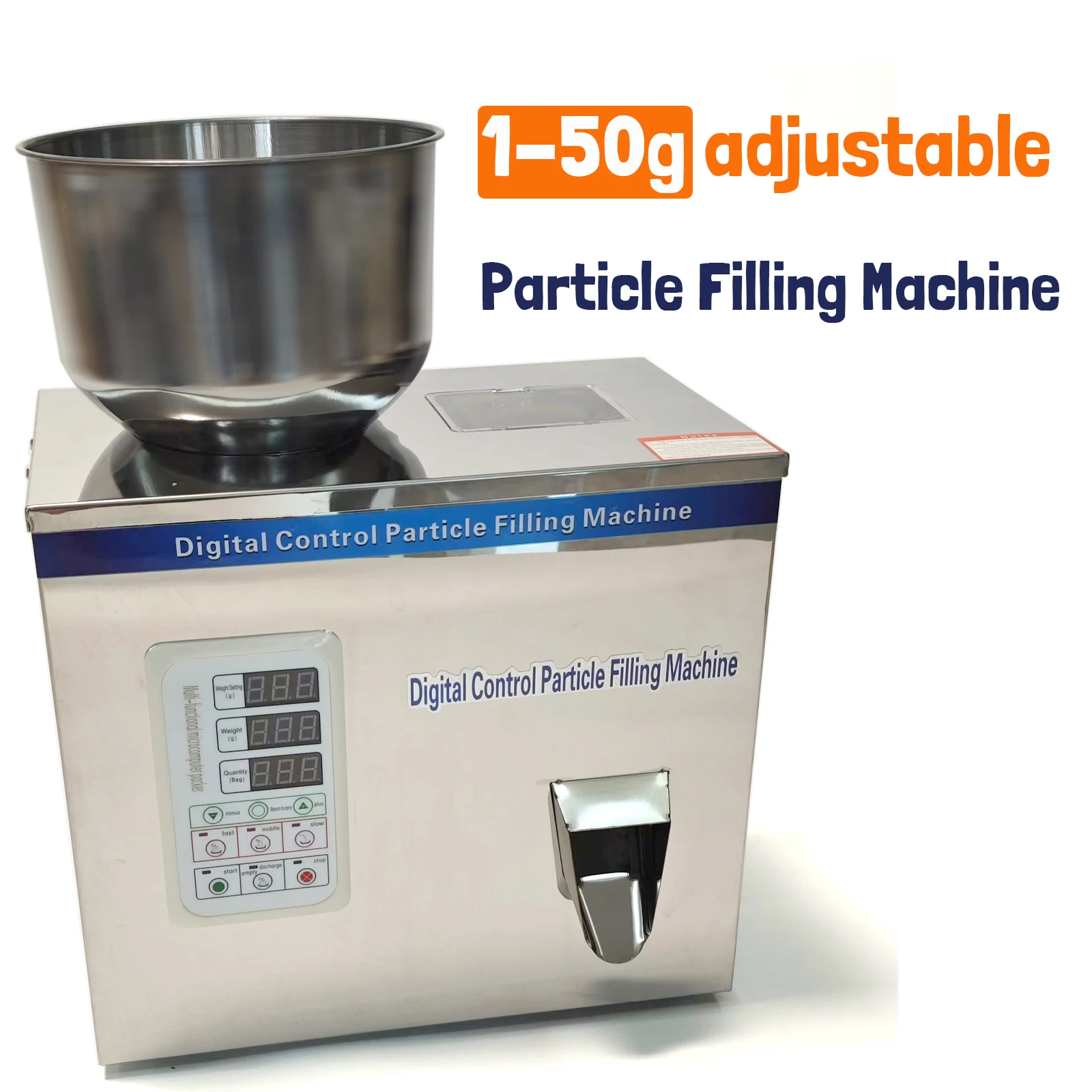 Automatic filling machine 50g with vibration granules powder tea coffee beans packing machine infrared induction 110V/220V