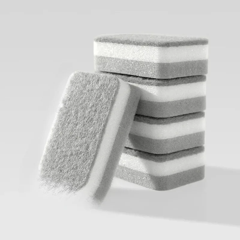 Double Sided Sponge Pot Cleaning and Maintenance, Washing, Household Washing Pads, Tools, Brushes, Convenient and Practical