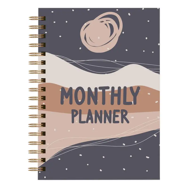 Planning Calendar Book Time Management Planner With Monthly View Planning Calendar Book With Enough Blank Area For Men Women