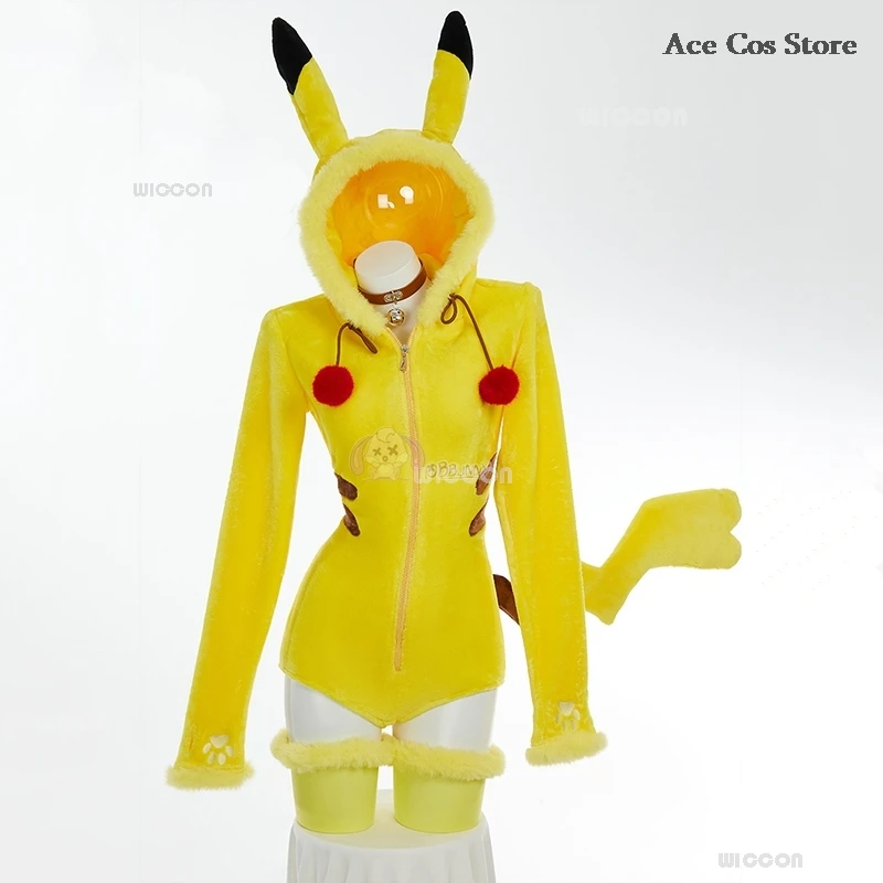 ポケモン ピカチュウ バニーガール コスプレ衣装 Sサイズ ポケットモンスター ピカチュウ風 コスプレ衣装 バニーガール