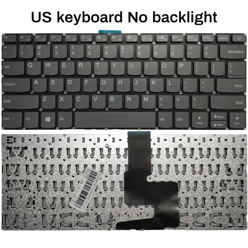 US/Spanish/Latin Laptop Keyboard for Lenovo Ideapad and V14 Series