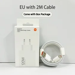 Xiaomi 120W Fast Turbo Hypercharge Adapter - EU with 2M Cable