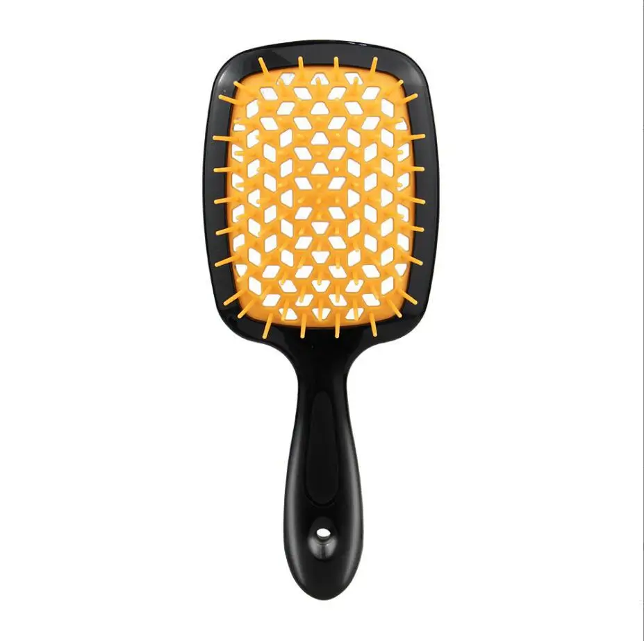 1pcs Scalp Massage Wide Teeth Air Cushion Combs Women Hair Massage Scalp Brush Hollowing Out Home Salon Diy Combs Hairdressing images - 6