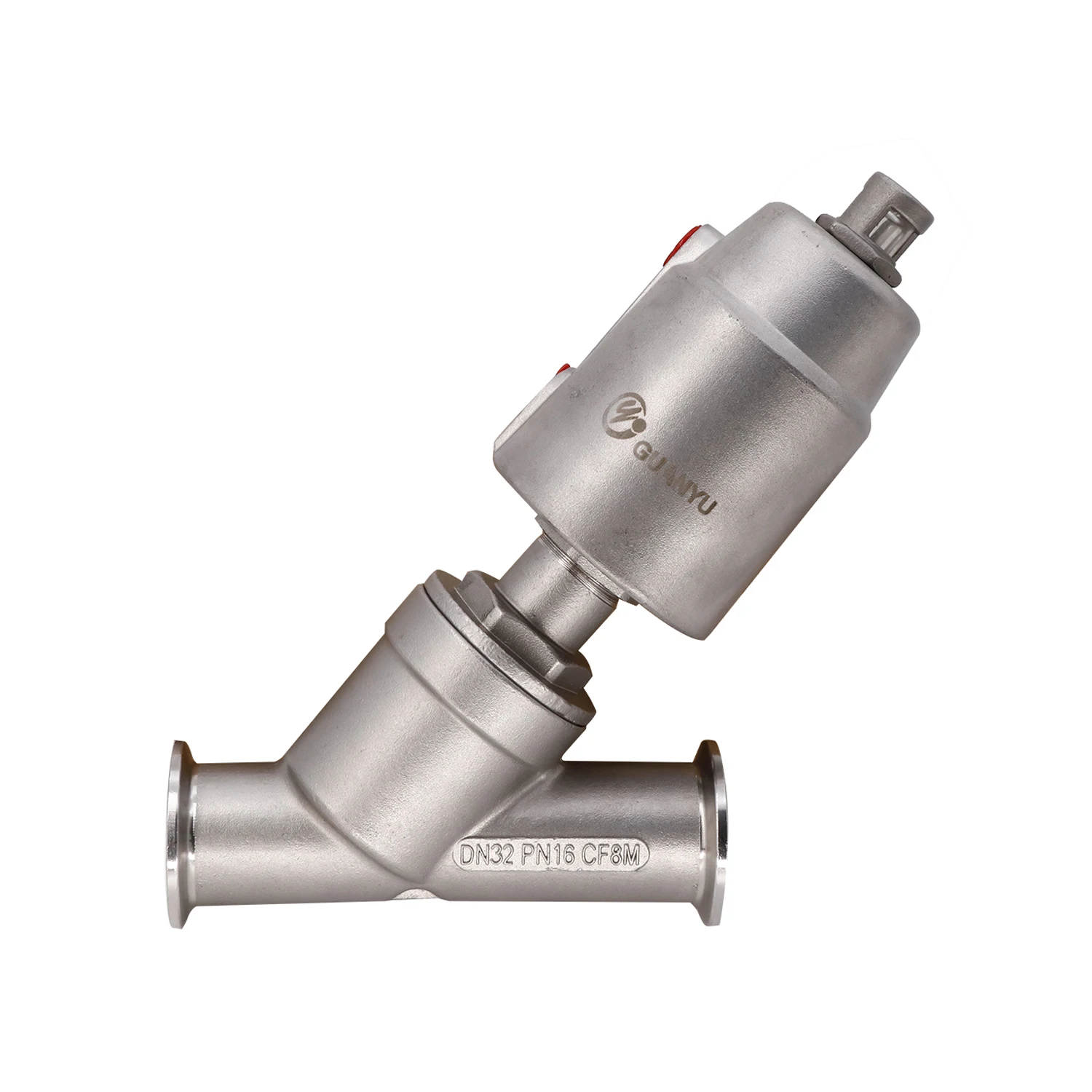 thread welding braçadeira Y tipo alta temperatura vapor Angle seat valve