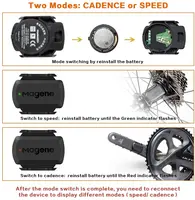 Magene S3+ Speed Cadence Sensor ANT Bluetooth Computer Speedmeter Dual Sensor Bike Accessories Compatible with WahooOnelap Zwift 3