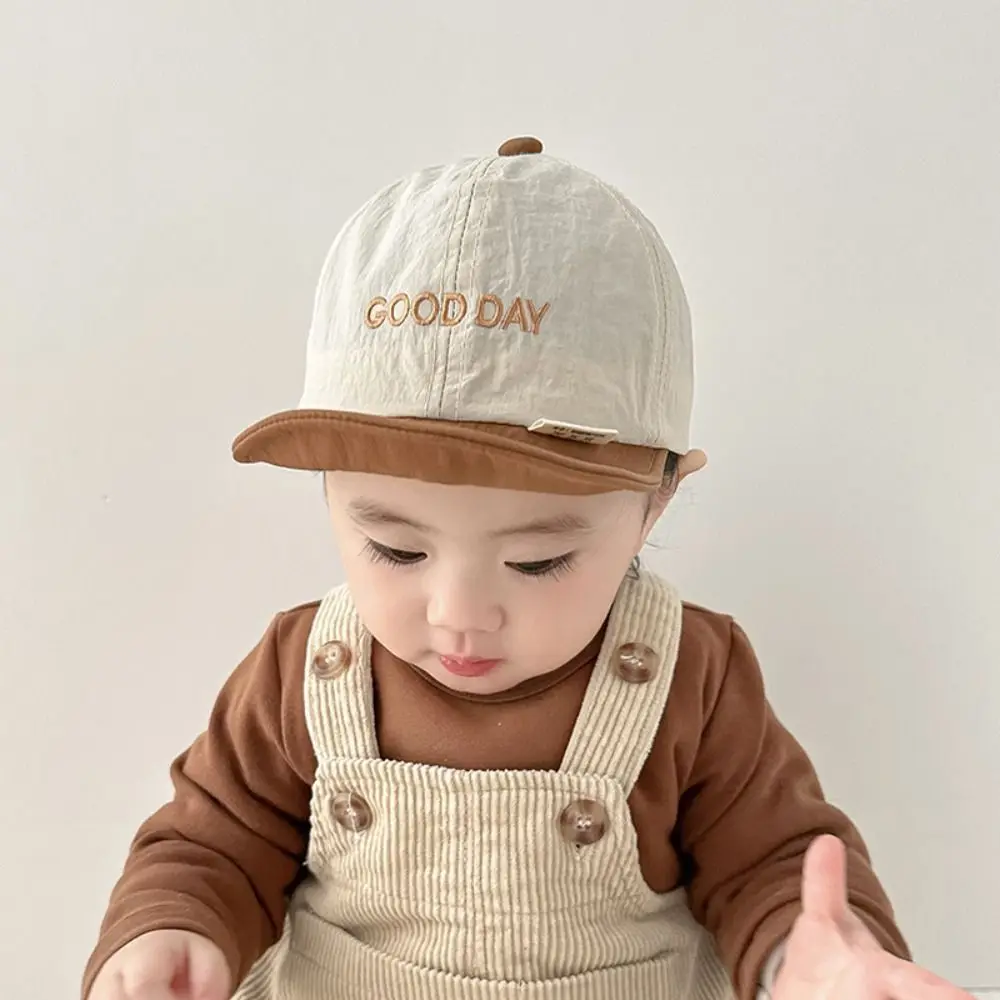 Ins Summer Letter Baseball Cap Quick-drying Thin Baby Peaked Hat Breathable Soft Children Visors Cap