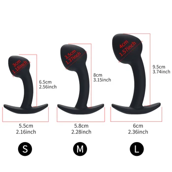 Soft Anal Plug High Quality Silicone Butt Plug Adult Product Anal Beads Female Masturbator Prostate Massager Sex Toys for Couple 6