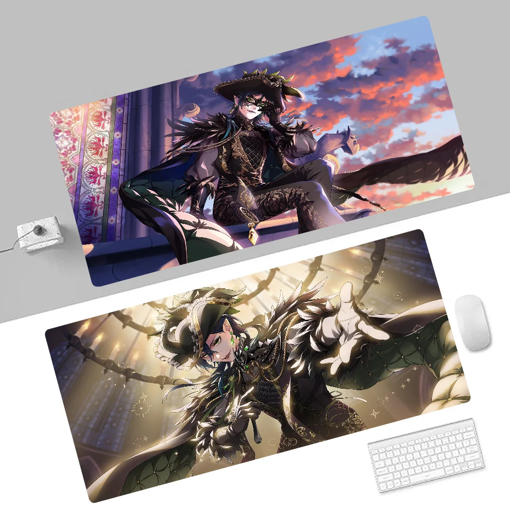 Twisted Wonderland INS Tide Large Table Mat Student Mousepad Gamer Computer Keyboard Pad Games Pad For PC Computer Table 2
