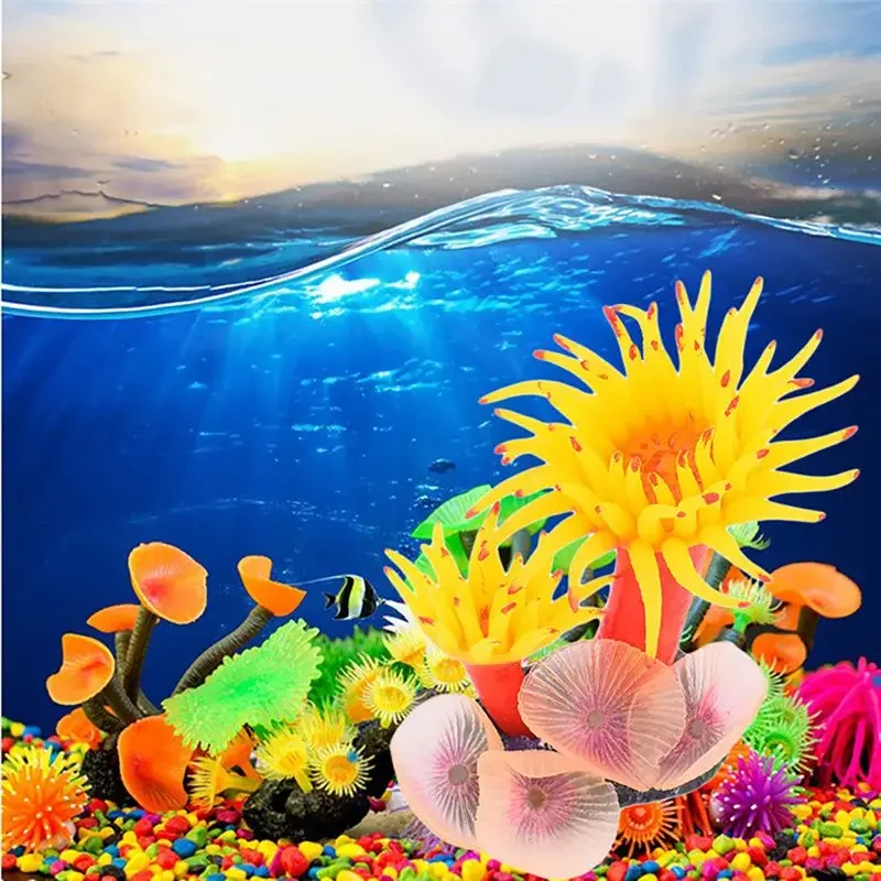 Aquarium Simulation Coral Decoration