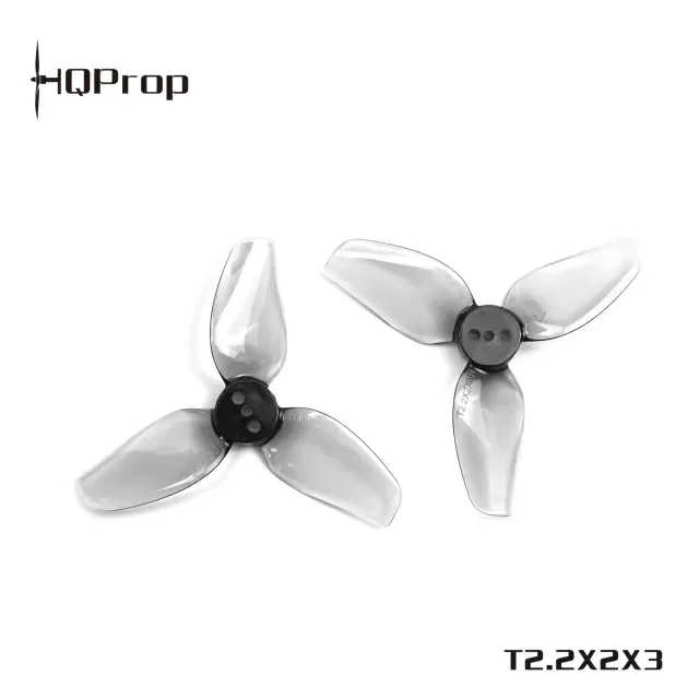 Hélices drone FPV HQProp T2.2x2x3 3 pales 2CW 2CCW grises