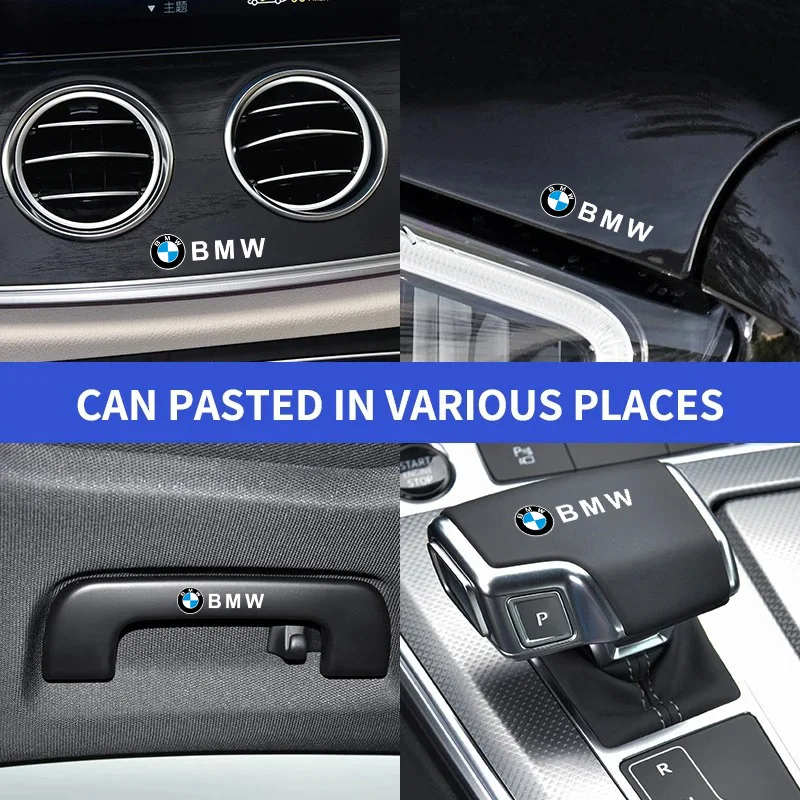 Adesivi decorativi impermeabili per interni auto BMW M Power X1 X3 X5 E39 E46 E60 E70 E90 F10 F15 F30 G20 G30 G60 - immagine 2