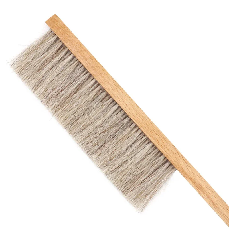 Beekeeping Tools Wood Honey Brush Wasp bee Sweep Two Rows Of Horse Tail Hair Beekeeping Equipment beekeeping tools,beekeeping accessories