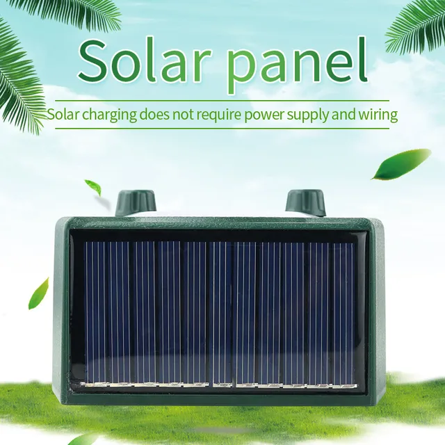 Repeller Madarak Ultrahangos Ijesztő Madár Egér Visszatartja Az Egerek Patkány Napenergia Töltését Ip44 Vízálló - Image 5