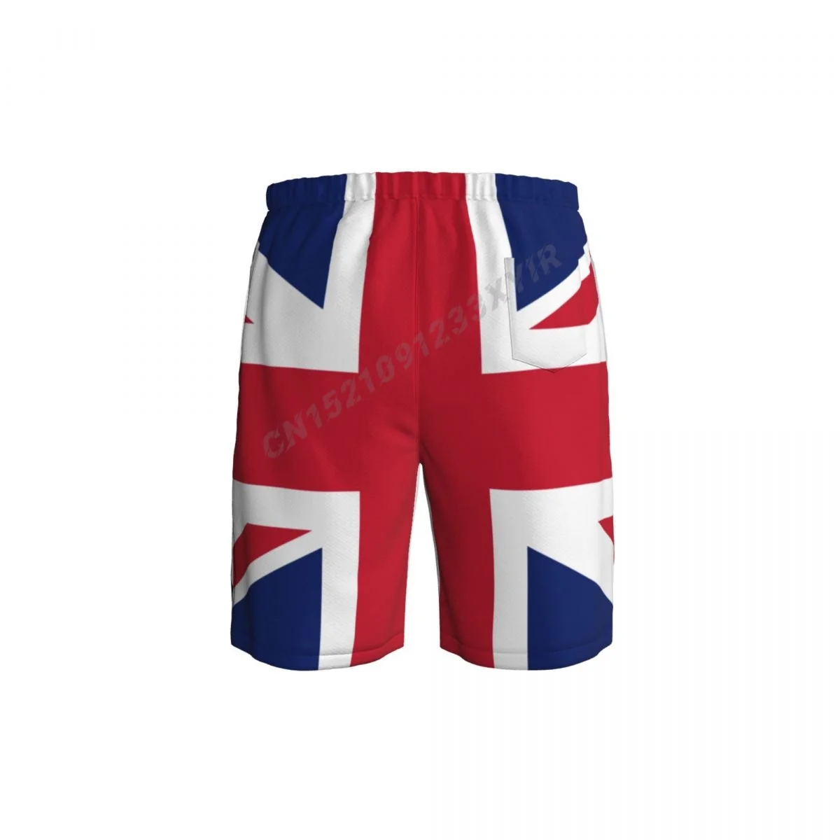 Summer Men's United Kingdom Flag Beach Pants Shorts Surfing M-2XL Polyester Swimwear Running 6