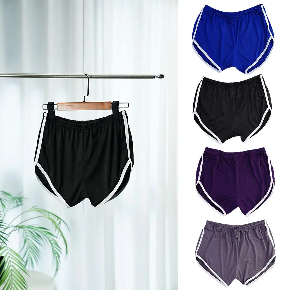

1 Pcs Sports Shorts Women's Polyester Home Casual Solid Color Candy Shorts Beach Fashionable Hot Yoga Pants Pants Sports Co D8N2