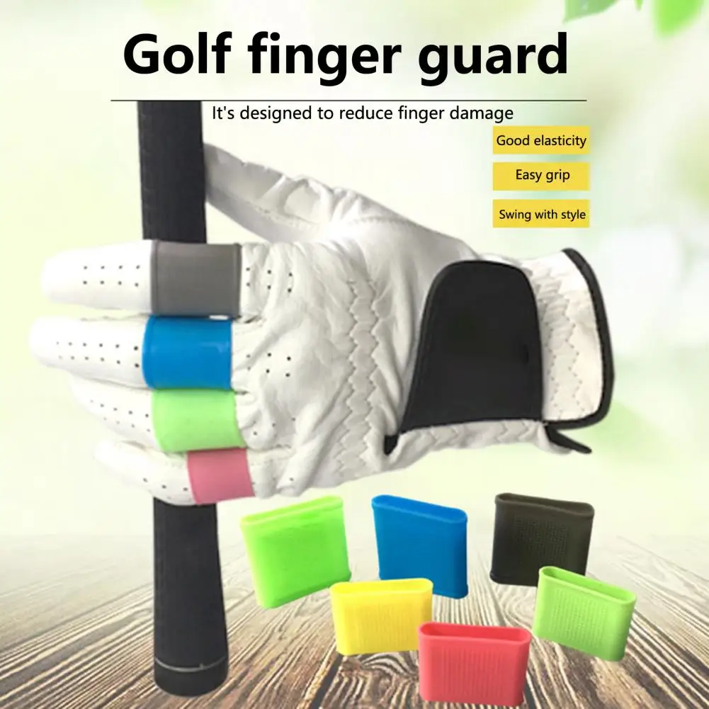 

Golf Finger Cots Non-slip Protector Grip Universal Protect Fingers Male/Female Silicone Finger Toe Support Sleeve Golf Supplies