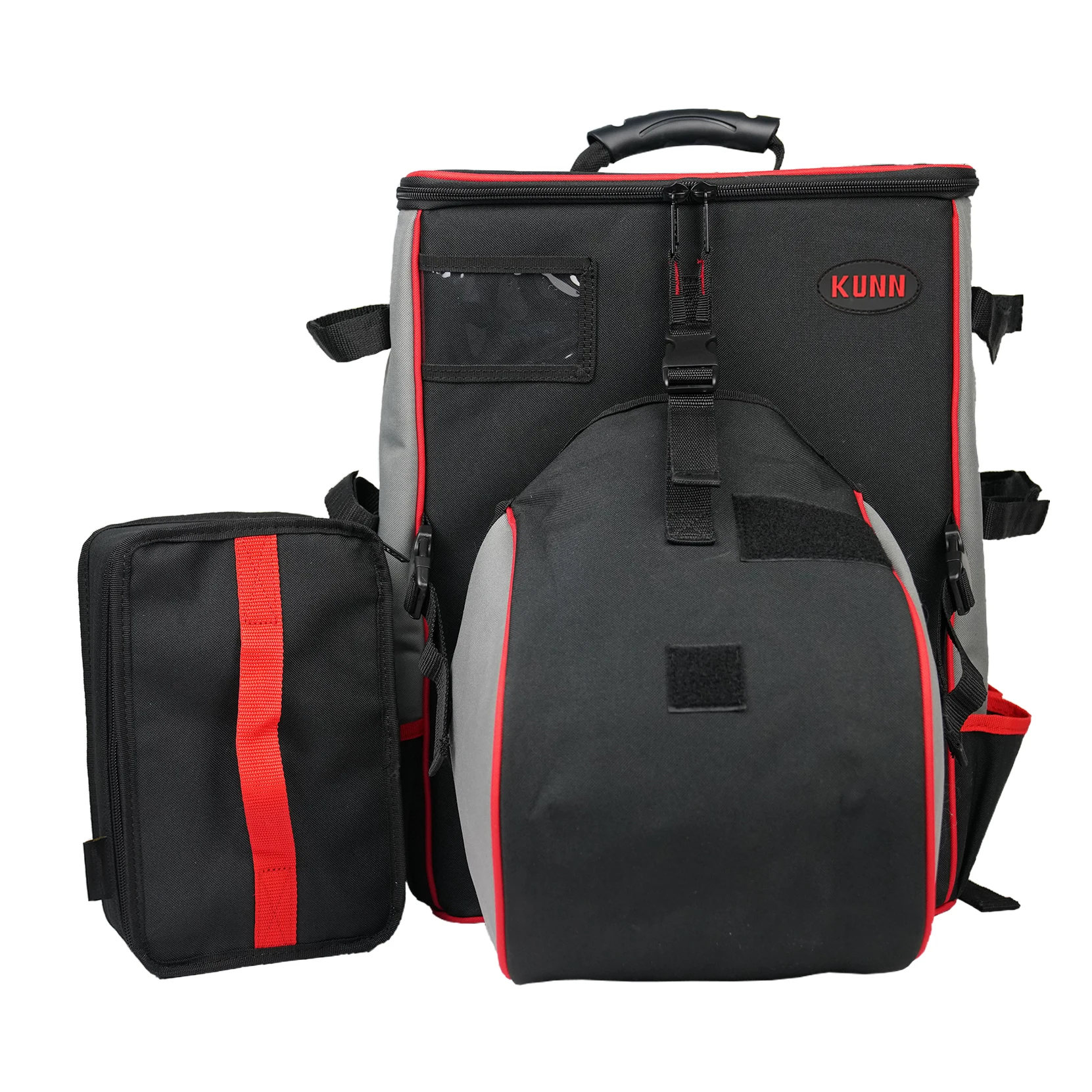 KUNN Welding-Backpack Pro Technician Tool-Bag - Large Capacity Welder-Pack Durable with Helmet Catch