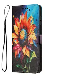 Butterfly Leather Flip Phone Case - Elegant and Durable Back Cover Design for Samsung A24  4G (5G) (1)
