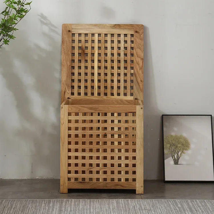 

Internet famous solid wood household grid storage box, shopping mall storage cabinet, clothing store sorting box, wooden storage