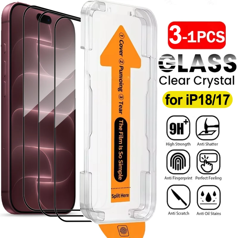 Ultra-Clear Easy Install Tempered Glass Screen Protector with Anti-Scratch Technology