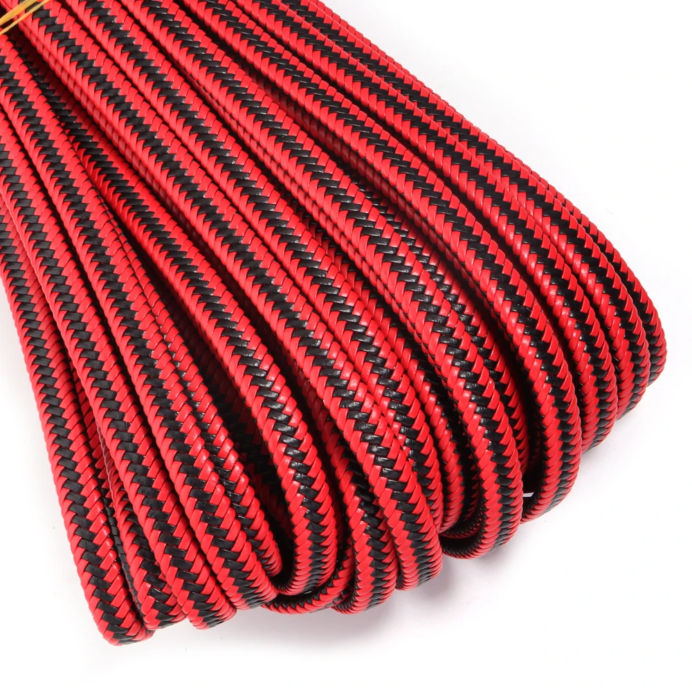 2Yards/Los 11mm flach geflochtene Leders chnur bunte Schnur Seil für DIY Armband machen Nähen Handwerk Kleidung Accessoires – Detail 11