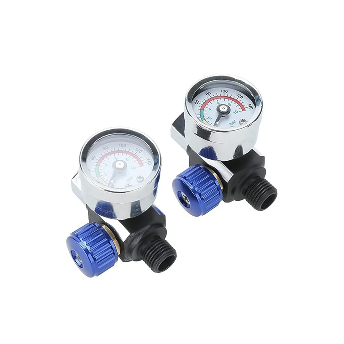 

Воздушный регулятор, воздушный регулятор, клапан, аэрограф, аксессуары для аэрографа и пневматических инструментов, 2 шт., 1/4 дюйма