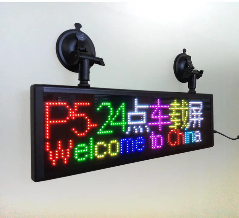 Description Picture 6 of itemLED Car Screen Scrolling Word English LED Car Display Screen Car Rear Window LED Display Screen