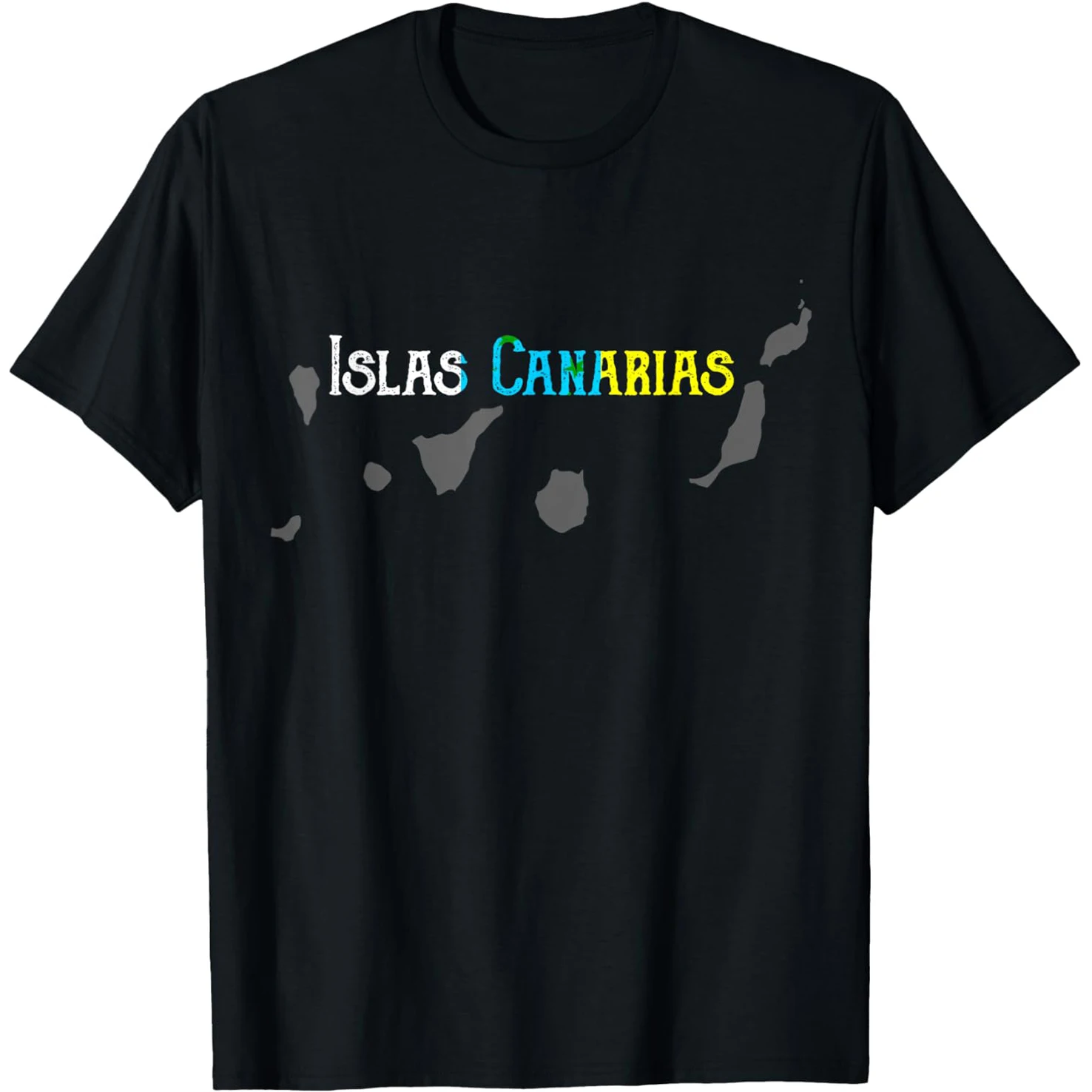 Lustige Kanarische Inseln Flagge Grafik T Shirts Männer Frauen Reine Baumwolle Humor Streetwear T-shirt Kurzarm Unisex Lose Kleidung