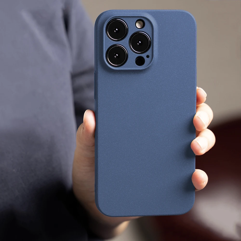 Luxury Sandstone Matte Ultra-Thin Hard Phone Case - Slim PC Bumper Back Cover