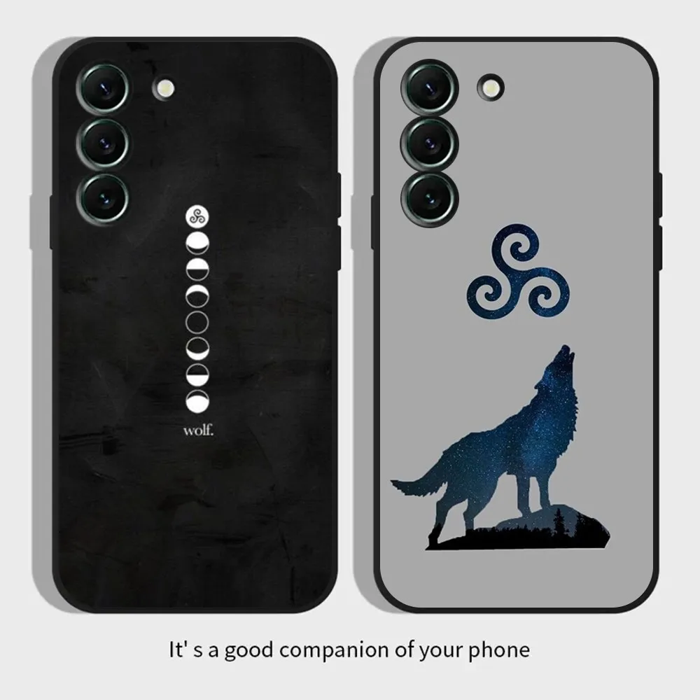 Custodia Per Telefono Movie T-Teen W-Wolf Per Samsungs23,S22,S21,S20 Ultra Pro S10,S30Plus,20 Cover Ultra Nera