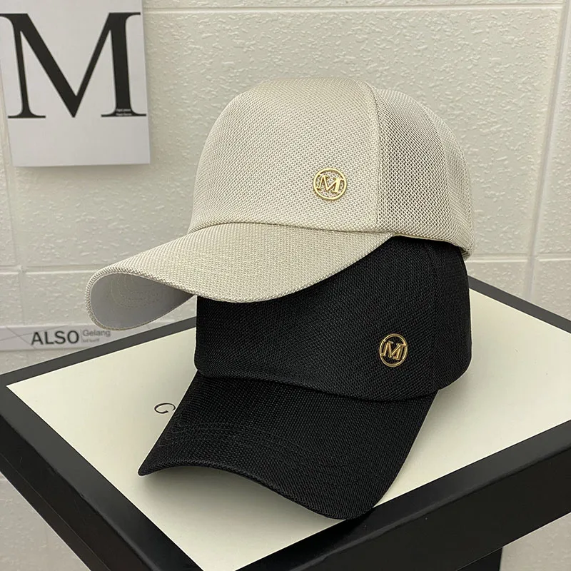 Cappello da donna 2023 Nuovo berretto da baseball di marca di moda più venduto Cappelli da sole in rete traspirante selvaggia per il tempo libero all'aperto_voghion.com