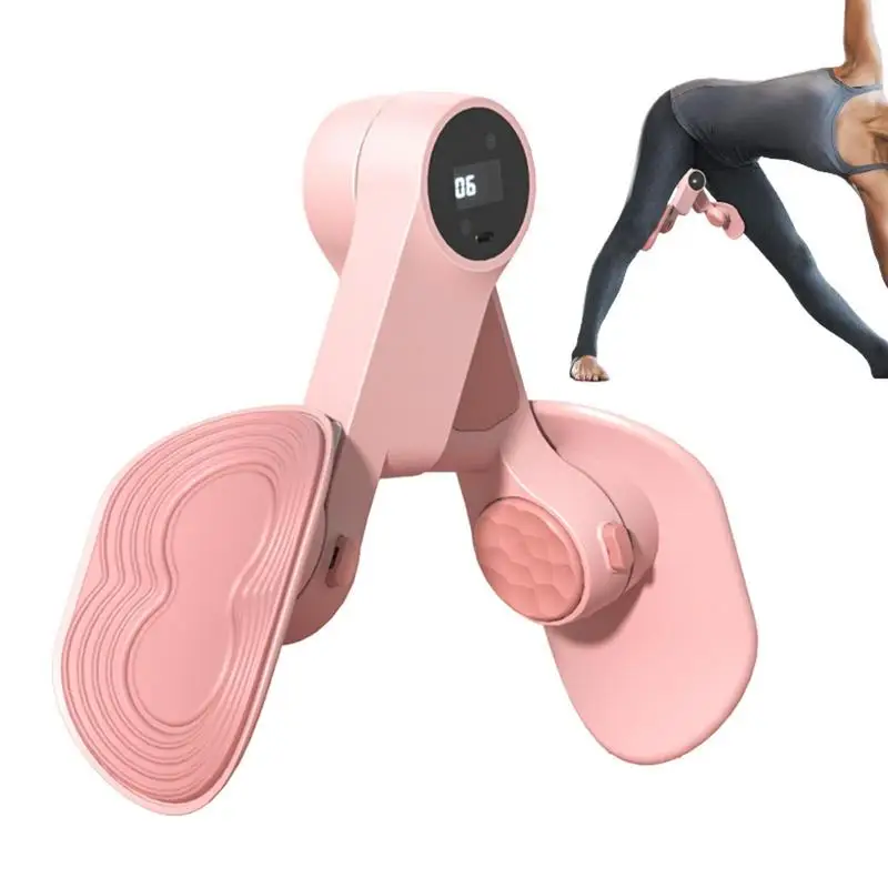 

Inner Thigh Toner Thigh Workout Floor Trainer With Counter Adjustable Resistance Inner Thigh Exercise Equipment Hip Trainer