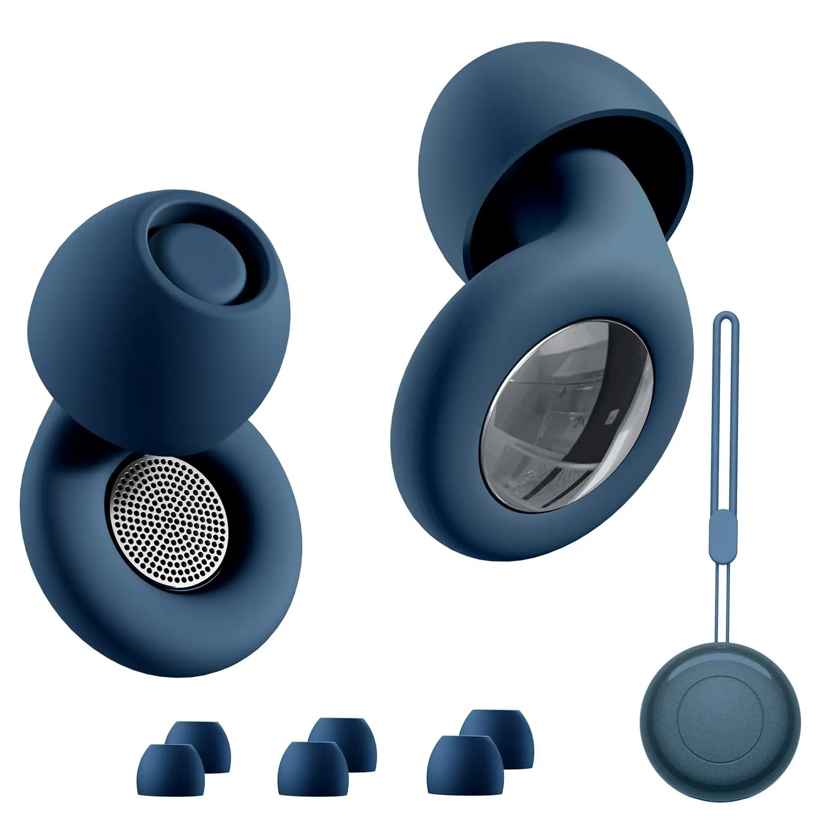 Noise-Cancelling Silicone Ear Plugs for Sleep, Travel & Focus - Reusable 25dB Ear Protection