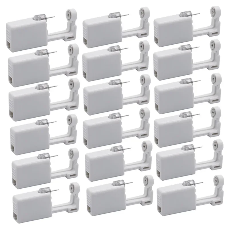 1-20Pcs/set Ear Piercing Gun Kit Disposable Disinfect Safety Earring Piercer Machine Studs Nose CLip Body Jewelry Piercing Tool ear piercing tool body piercing kit piercing tool