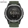 NORTH EDGE ALPS Men's Digital Carbon fiber Watch Shock Militray Sports Super Light Outdoor Compass Waterproof 50M Wristwatches 1