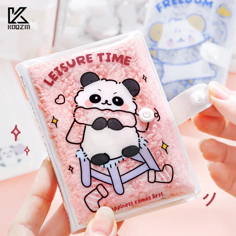 Kawaii Mini Notebook Kids Cute Cartoon Notebook Fashion Creative Handbooks Colorful Page Pocket Notepad Student Stationery