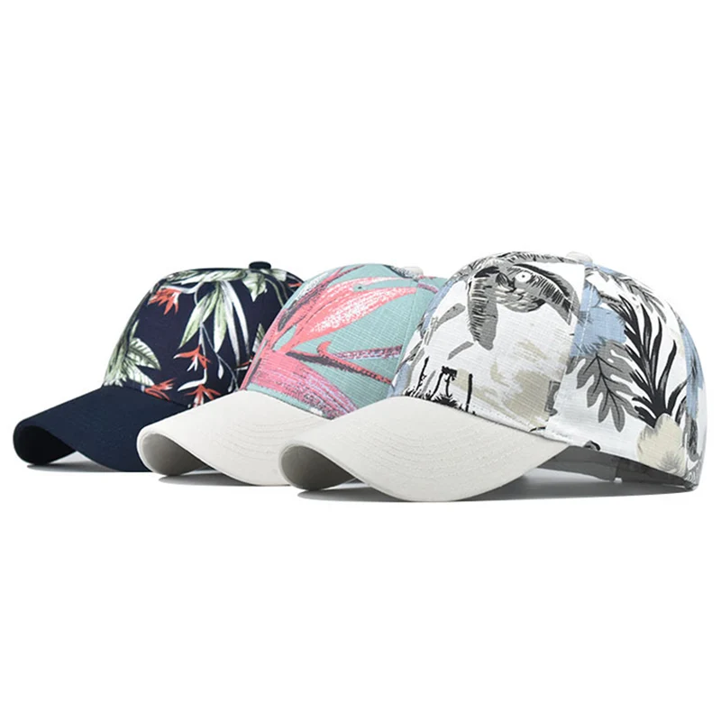 

New Arrival Men Women Baseball Cap Flower Printing Classical Outdoor Sports Snapback Hip Hop Hiking Picnic Sun Hat Gorras EP0417