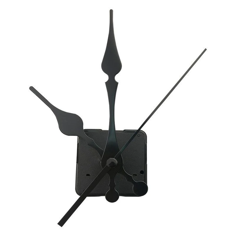 

Black High Quality New Clock Movement Quartz Silent With Needles Hanging Wall Clock Movement Clock Mechanism Parts