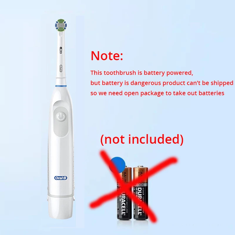 Oral-B Electric Toothbrush Rotating Toothbrush Battery Powered Brush Travel Toothbrush Whitening Teeth for Adults Best Gift