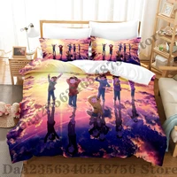 2024 Osomatsu San Bedding Set Single Twin Full Queen King Size Bed Set Adult Kid Bedroom Duvetcover Sets 3D Anime Bed Sheet Set 2