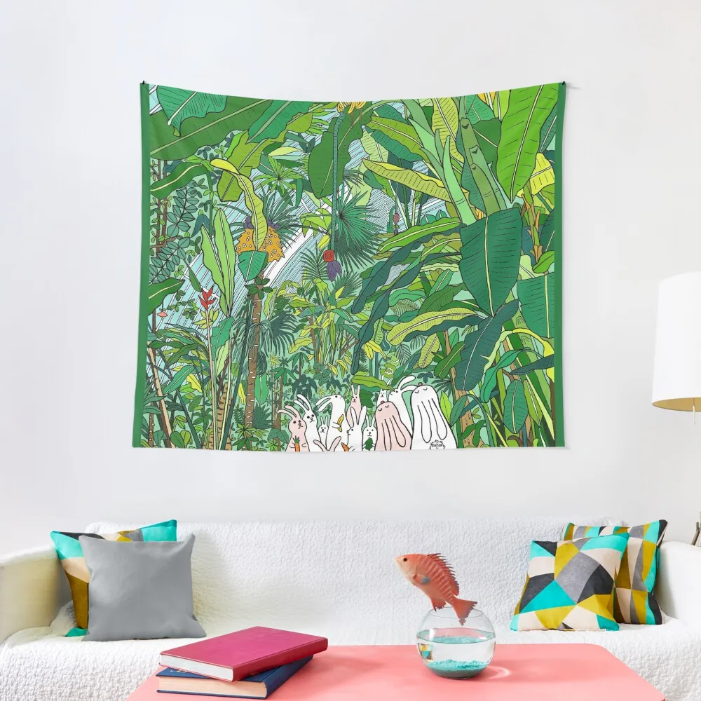 

Tropical Bunnies Tapestry Room Decoration