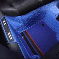 Custom Fit Leather Car Floor Mats For Most Car Models Sedan SUV Pick-up Truck ,Carpet Set Interior Accessories Protection MAT 6
