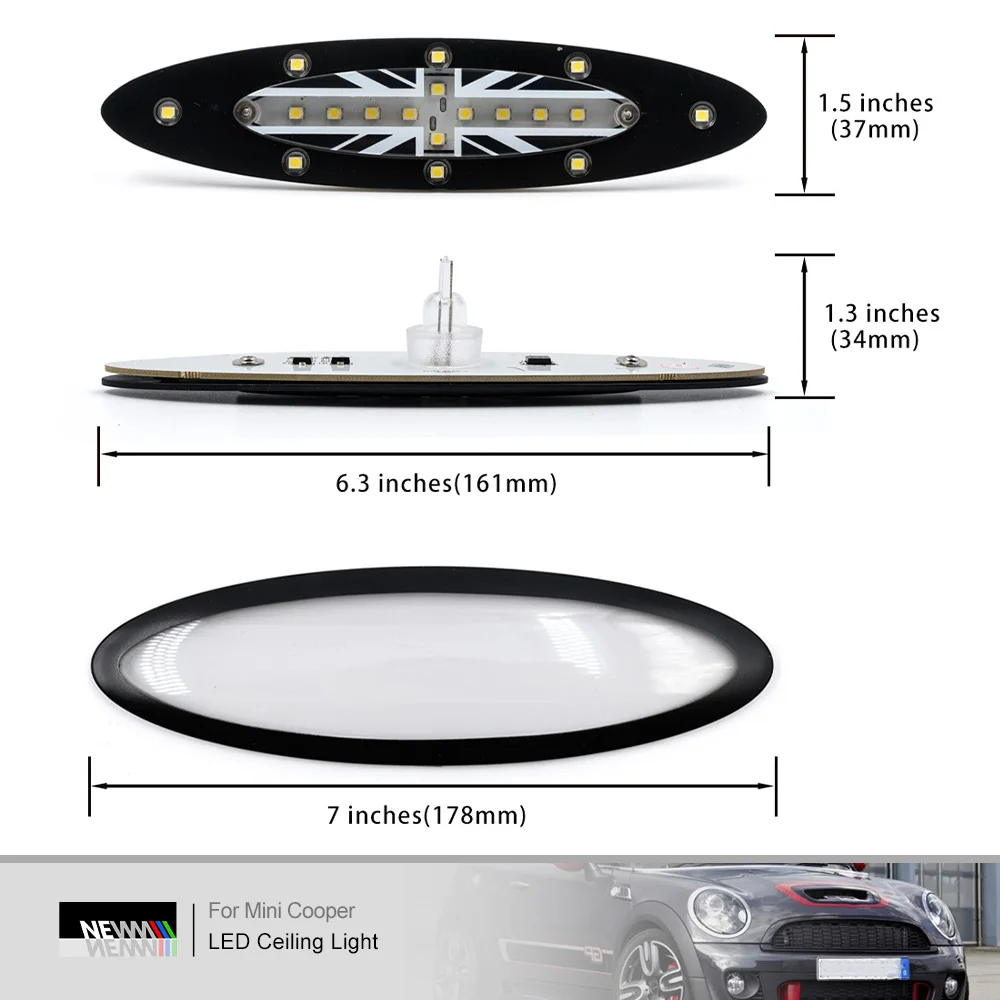 ̴  R56 ġ ϵ 2006 2007 2008 , 1x SMD ȭƮ LED    , ĵ  õ 