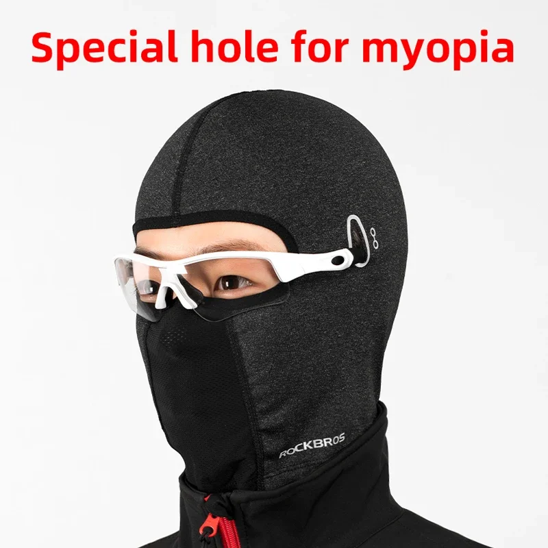 Cycling Face Masks Cycling Caps Cycling Hat Cycling Hats ROCKBROS Balaclava Men's Hat Winter Women Motorcycle Mask Warm Cycling Helmet Liner Caps Windproof Breathable Washable Equipment