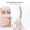 Professional 2Pcs Moon Shape Eyebrow Shaving Women's Macro Belt Protective Safety for Beginner Eyebrow Trimming Makeup Tools 3