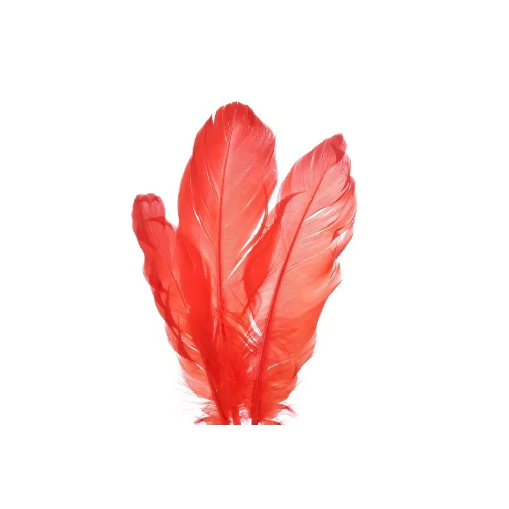 Red Feather Pearl Headband - Retro Party Fashion Accessory